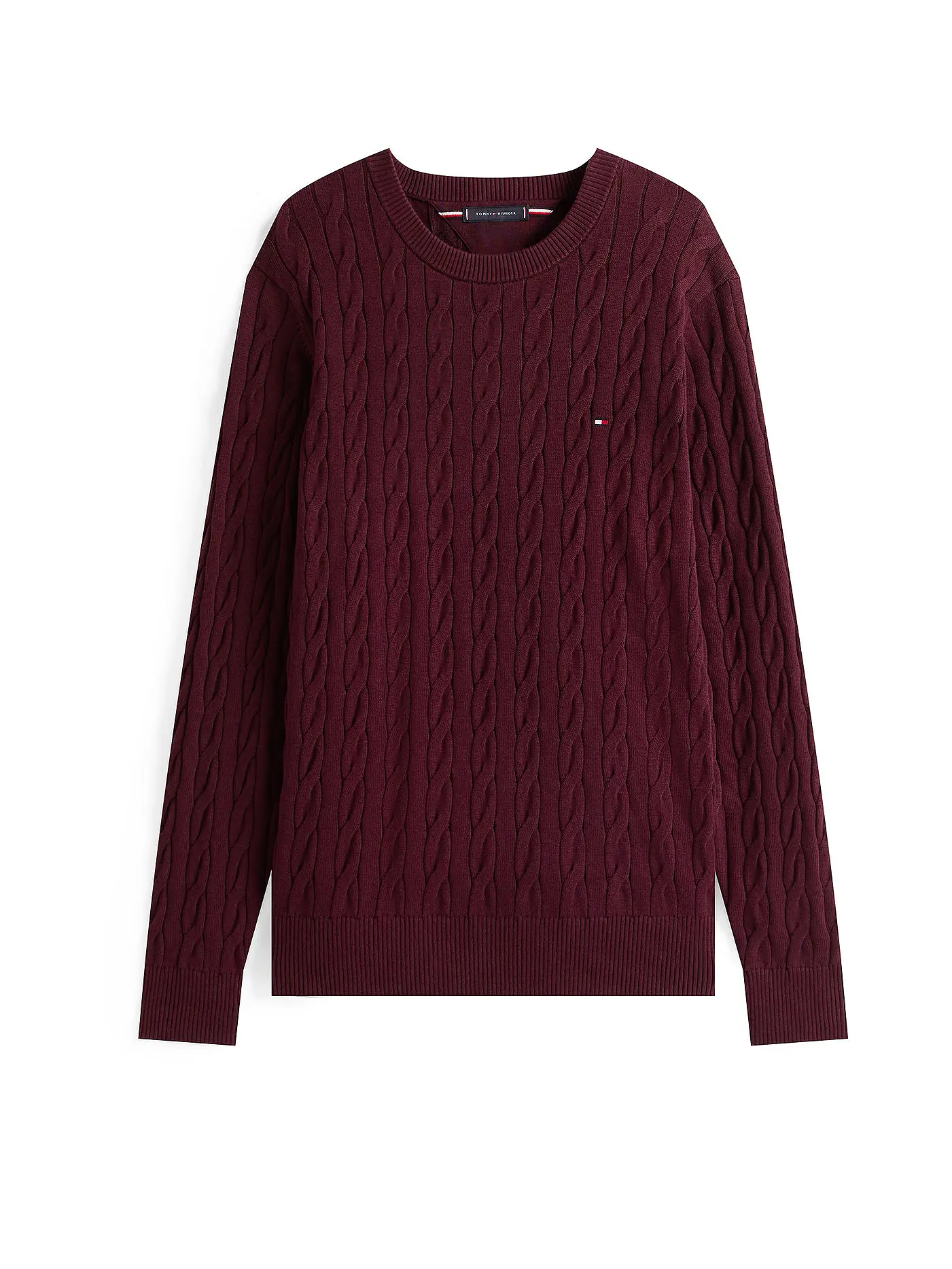 TOMMY HILFIGER | Pullover | dunkelrot